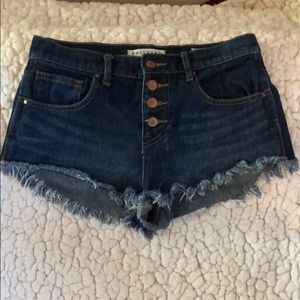 Denim shorts